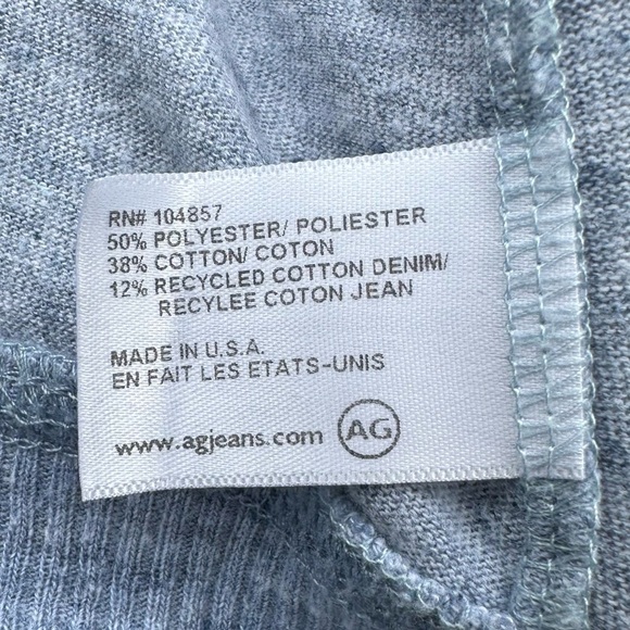 AG Adriano Goldschmied Light Blue Shawl Collar Button Front Cardigan Sz XL - Picture 7 of 10